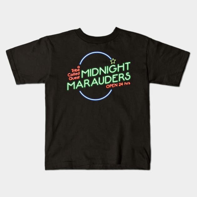 Midnight Marauders Kids T-Shirt by DIGABLETEEZ